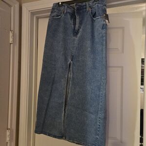 Universal Thread Women's Denim Maxi Skirt